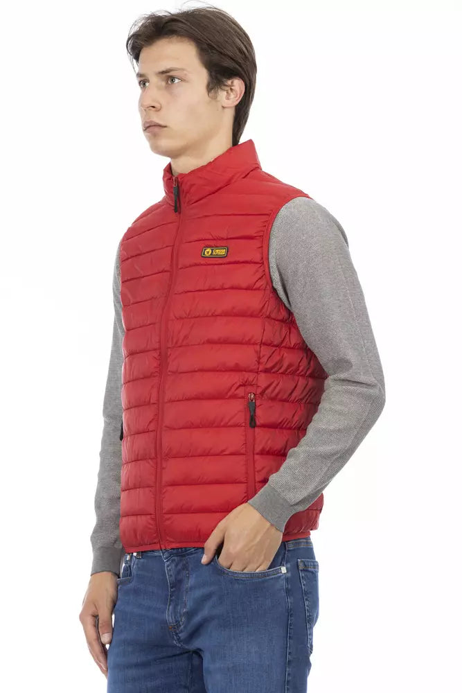 Ciesse Outdoor Red Polyester Men's Sleeveless Jacket | Regal Royce