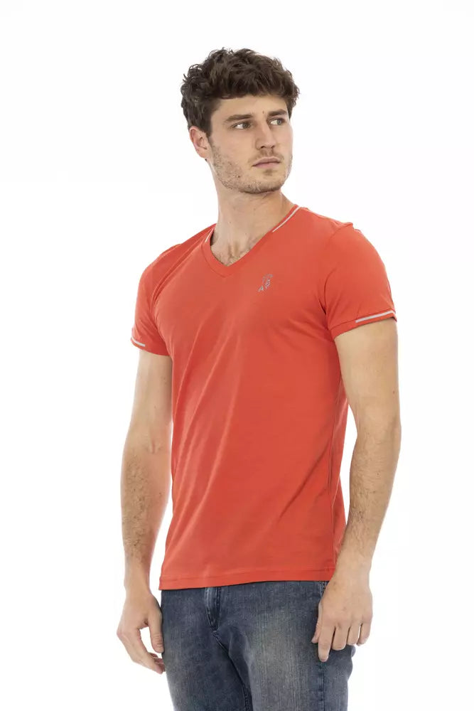 Trussardi Action Orange Cotton T-Shirt