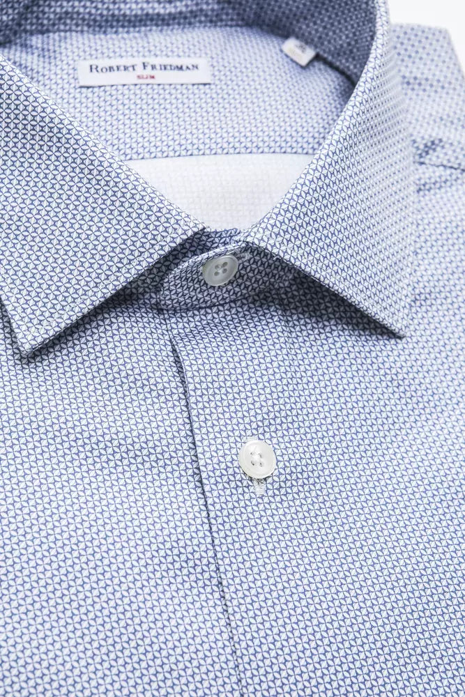 Robert Friedman Light Blue Cotton Shirt