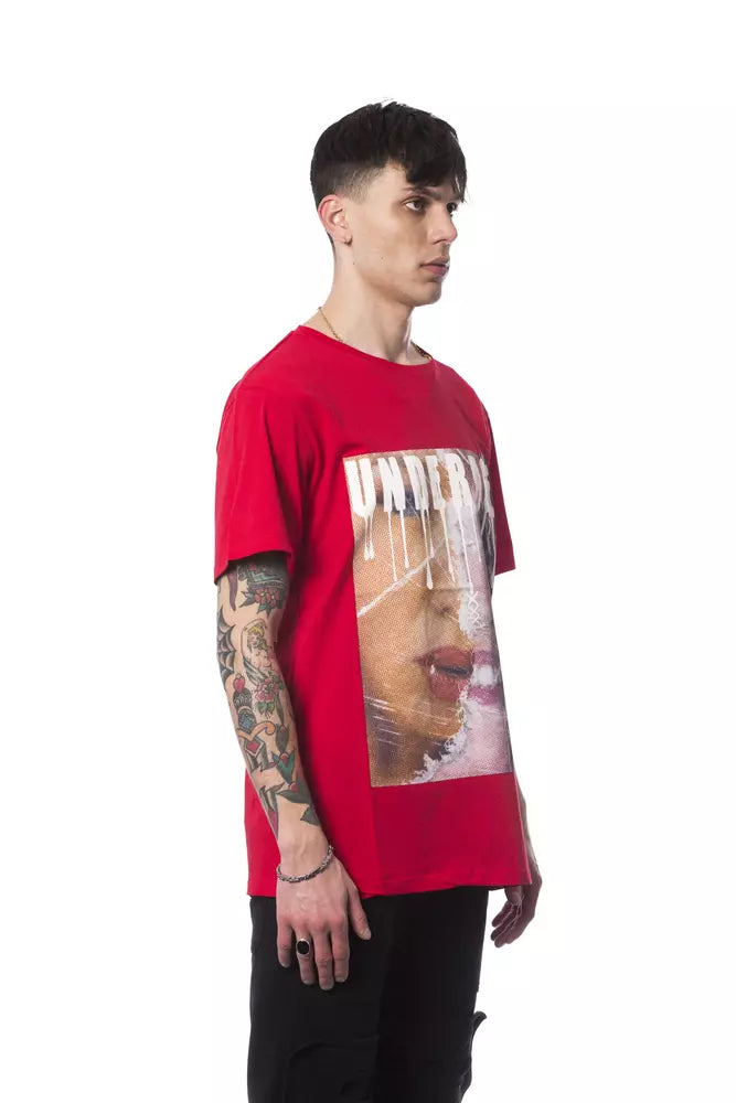 Nicolo Tonetto Red Cotton Men's T-Shirt | Regal Royce