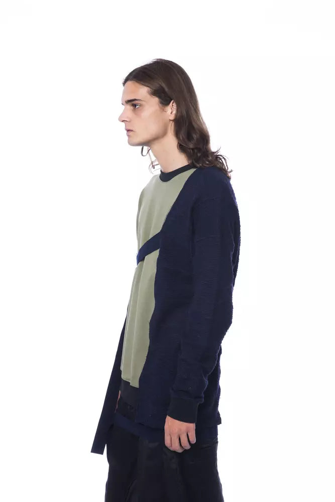 Nicolo Tonetto Army Cotton Men Sweater | Regal Royce