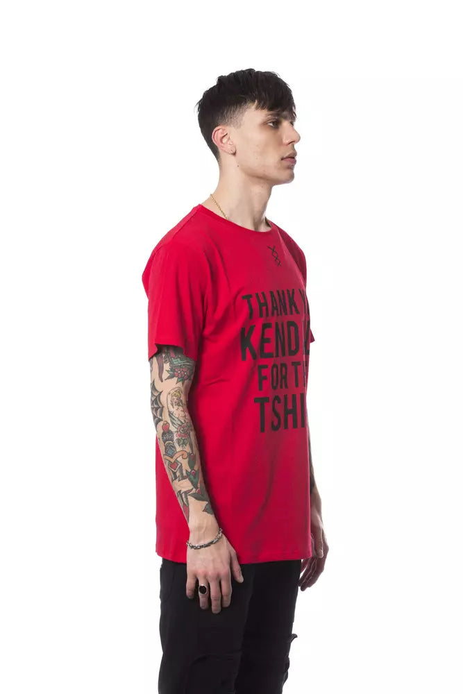 Nicolo Tonetto Red Cotton T-Shirt