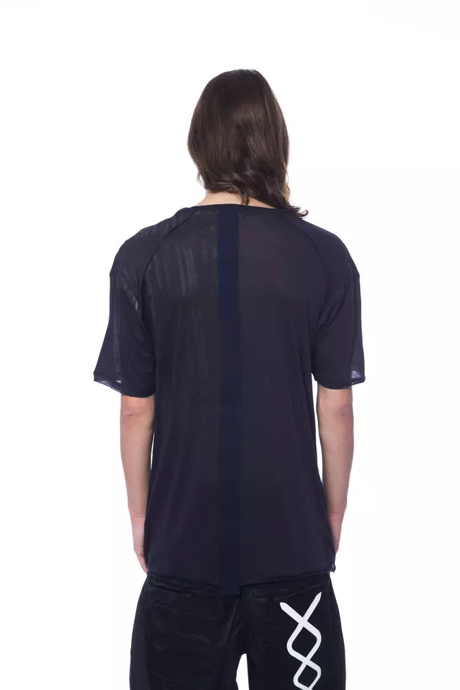 Nicolo Tonetto Blue Cotton Men T-Shirt | Regal Royce