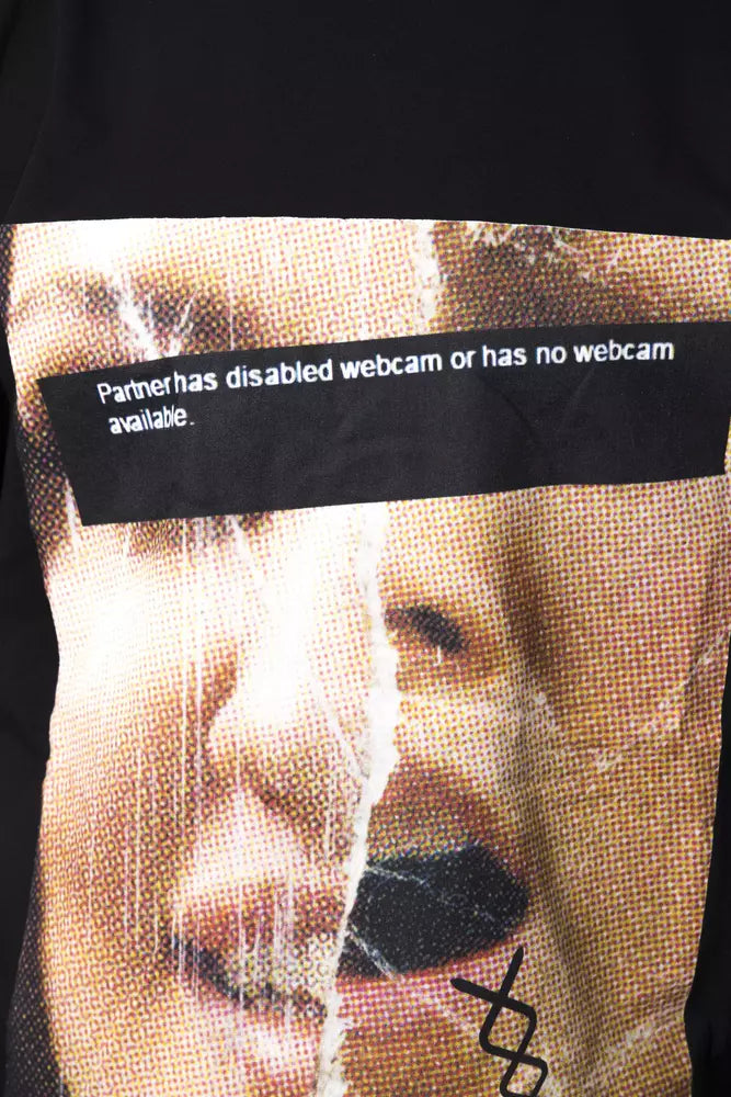 Nicolo Tonetto Black Cotton T-Shirt