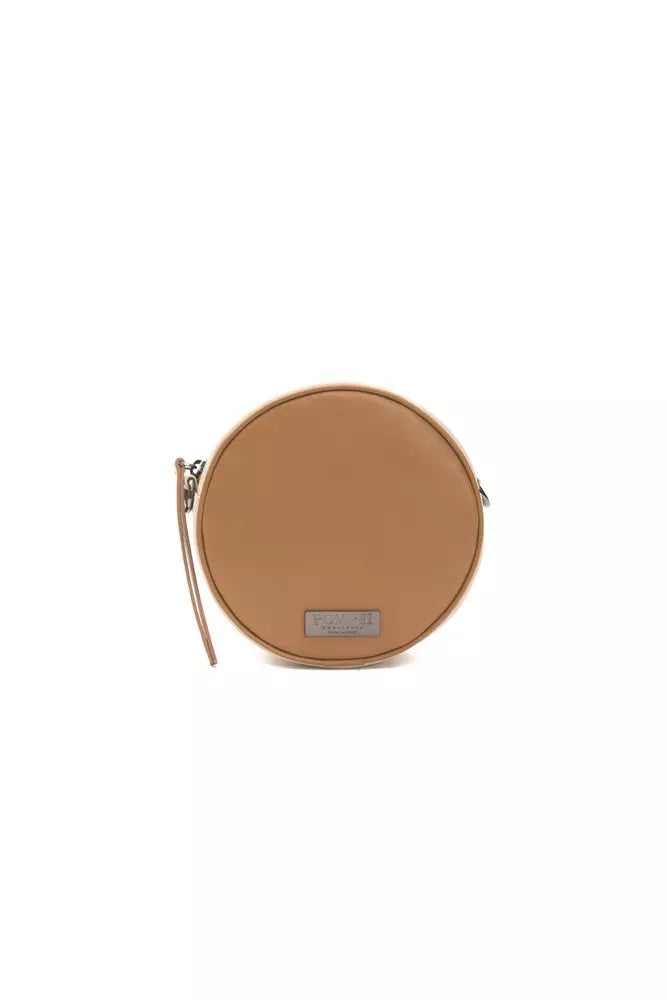 Pompei Donatella Brown Leather Women Crossbody Bag | Regal Royce