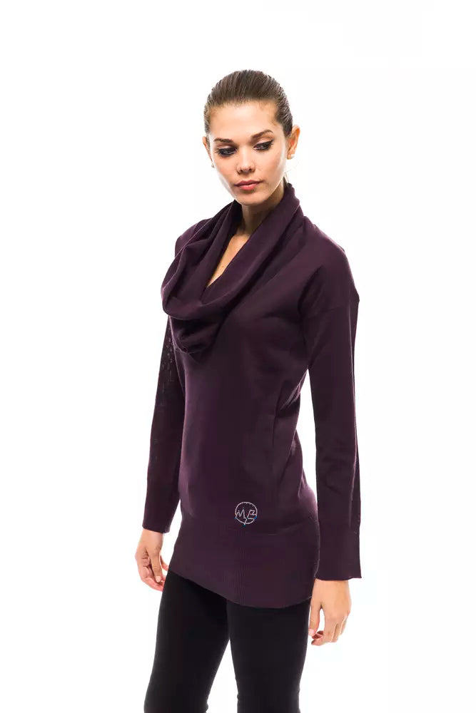 Montana Blu Purple Wool Women Sweater | Regal Royce
