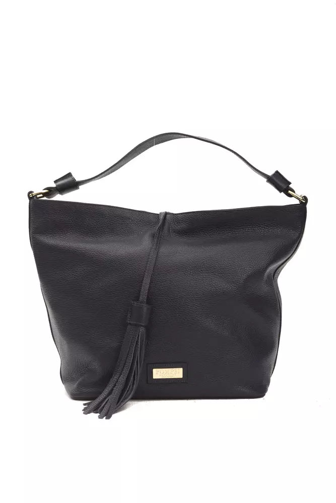 Pompei Donatella Gray Leather Women Shoulder Bag | Regal Royce