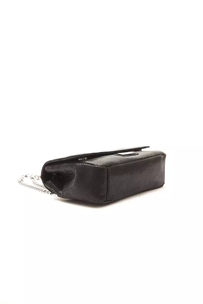 Pompei Donatella Black Leather Women Crossbody Bag | Regal Royce