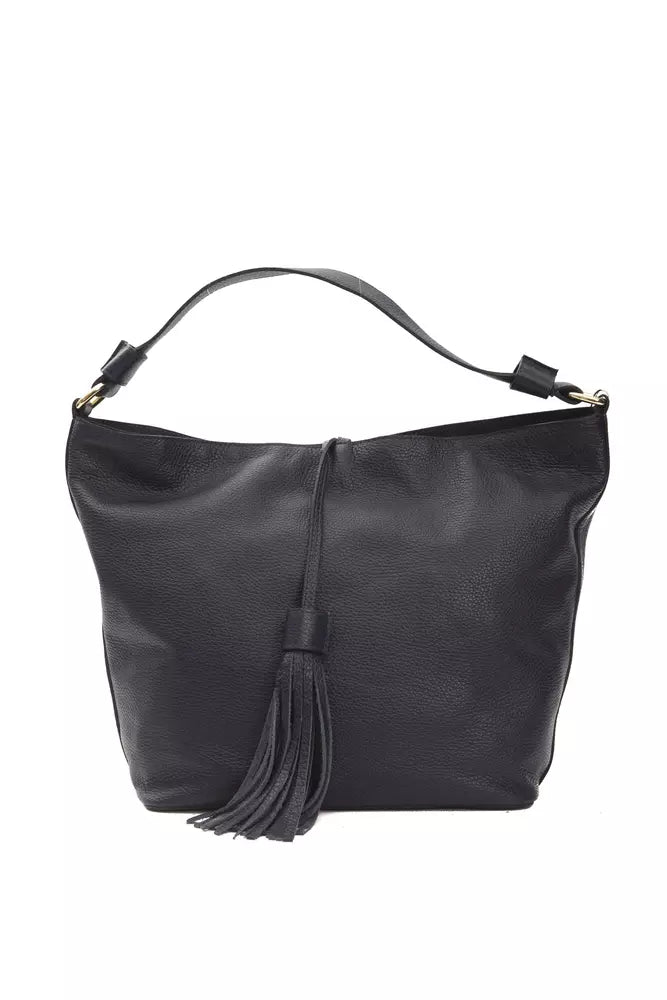 Pompei Donatella Gray Leather Women Shoulder Bag | Regal Royce