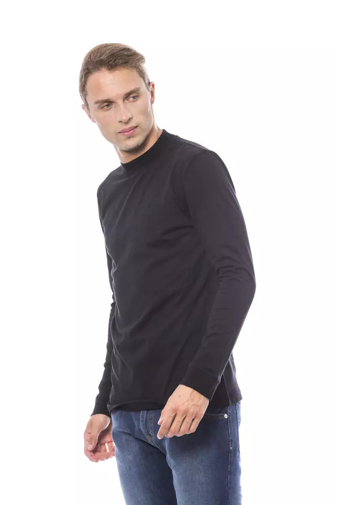 Verri Black Cotton Men's Sweater | Regal Royce