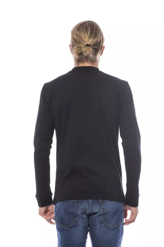 Verri Black Cotton Men's Sweater | Regal Royce