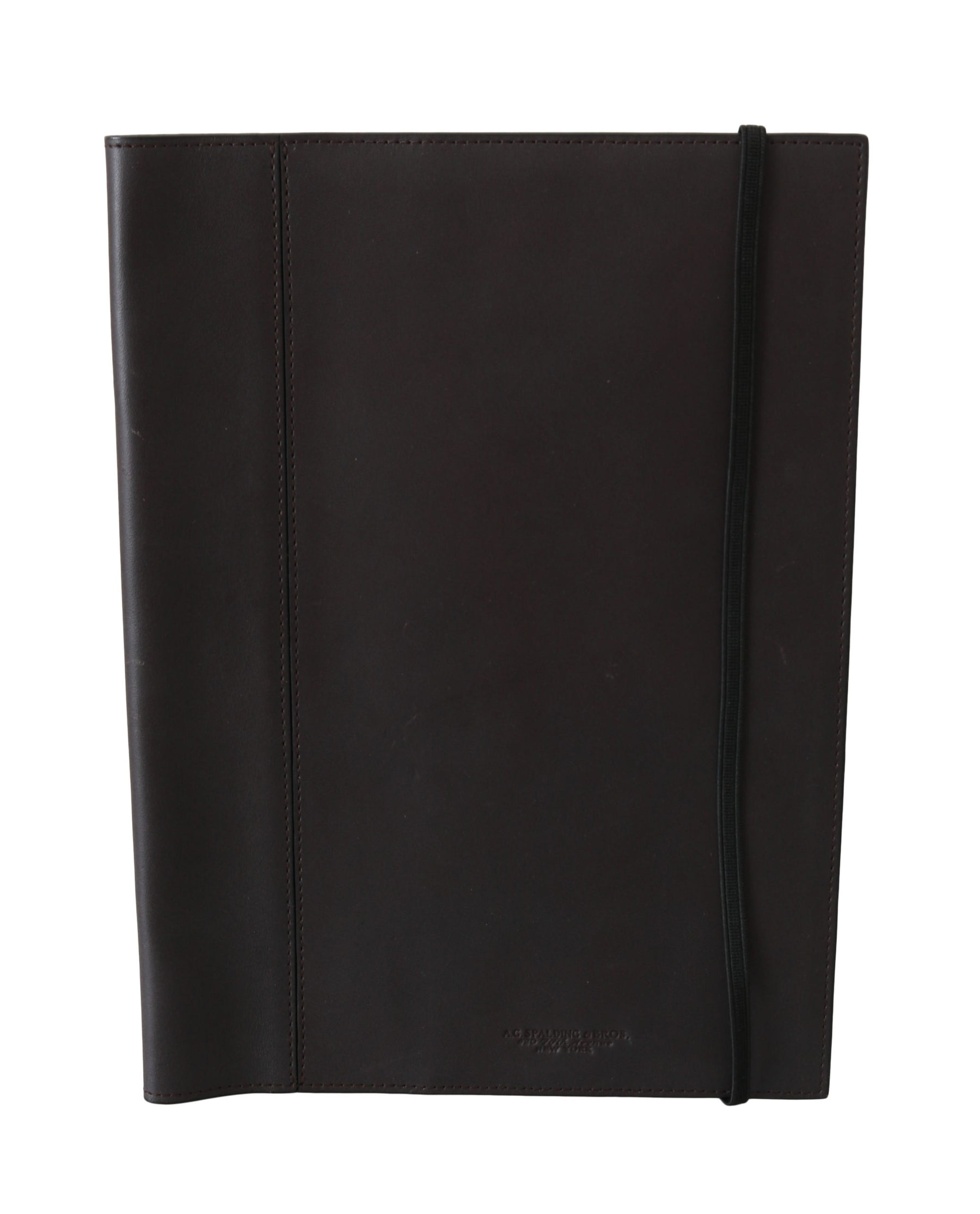 A.G. Spalding & Bros Black Leather Bifold Travel Holder Logo Wallet | Regal Royce