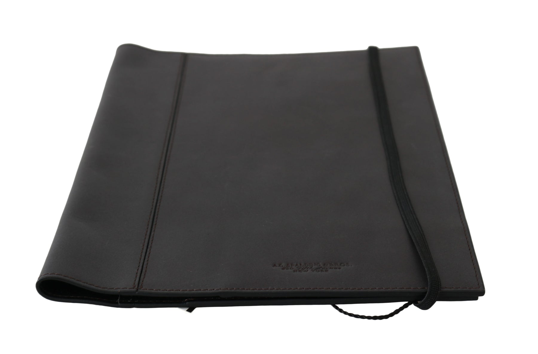 A.G. Spalding & Bros Black Leather Bifold Travel Holder Logo Wallet | Regal Royce