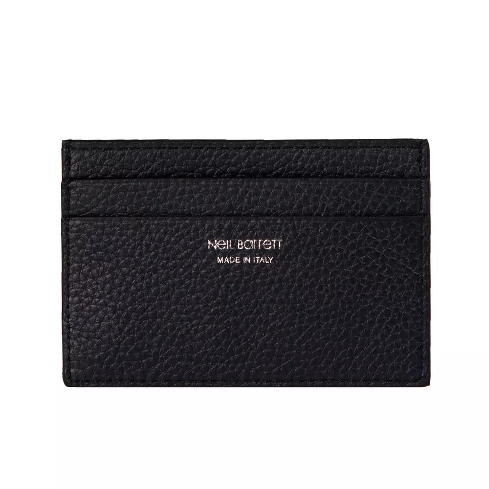 Neil Barrett Black Leather Men Wallet | Regal Royce