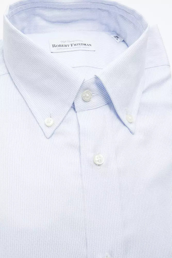 Robert Friedman Light Blue Cotton Shirt