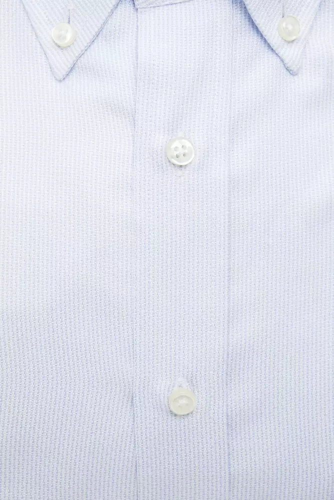Robert Friedman Light Blue Cotton Men Shirt | Regal Royce