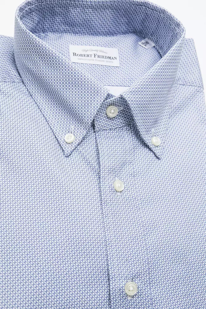 Robert Friedman Light Blue Cotton Shirt