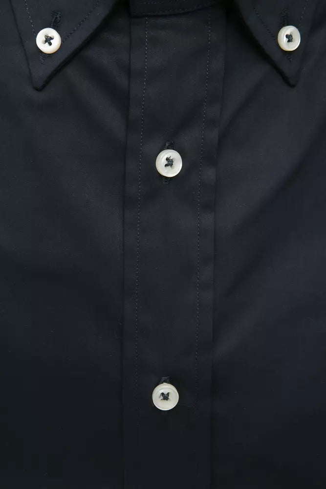 Robert Friedman Black Cotton Shirt