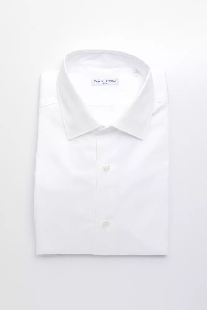 Robert Friedman White Cotton Shirt