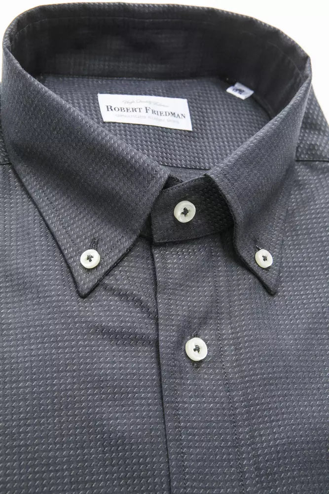 Robert Friedman Green Cotton Shirt