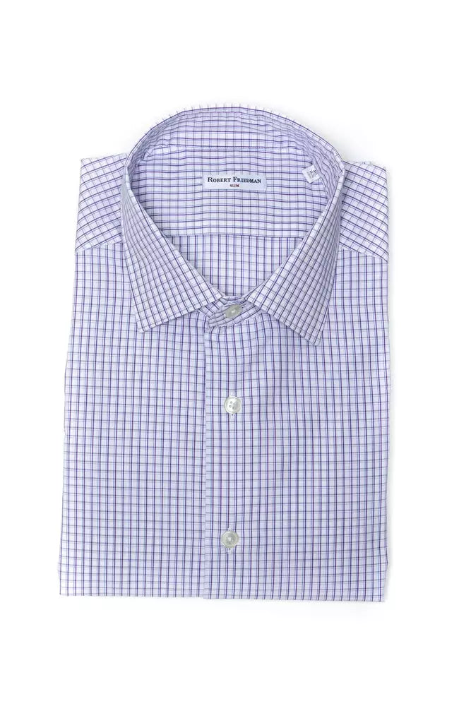 Robert Friedman Burgundy Cotton Men Shirt | Regal Royce