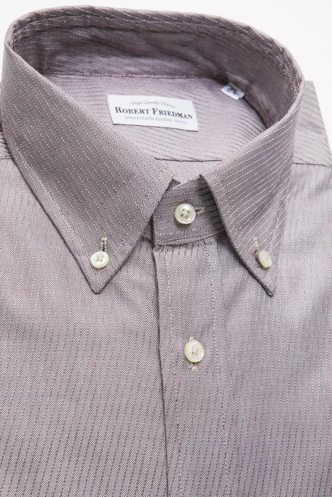 Robert Friedman Beige Cotton Shirt