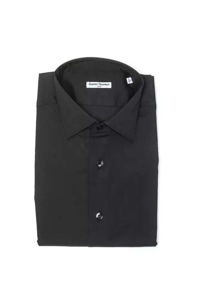 Robert Friedman Gray Cotton Men Shirt | Regal Royce
