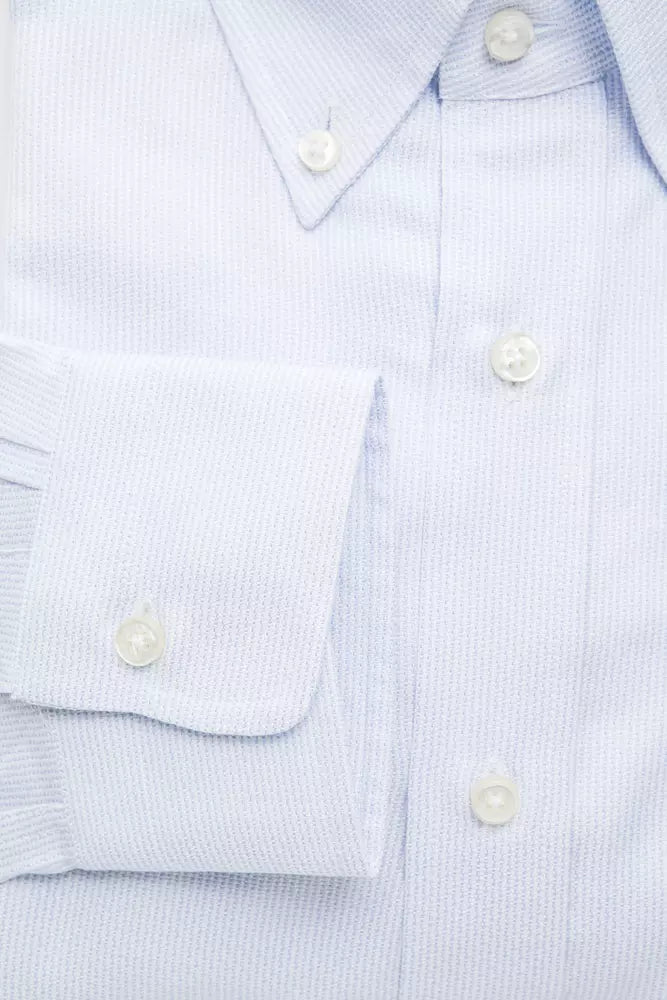 Robert Friedman Light Blue Cotton Shirt