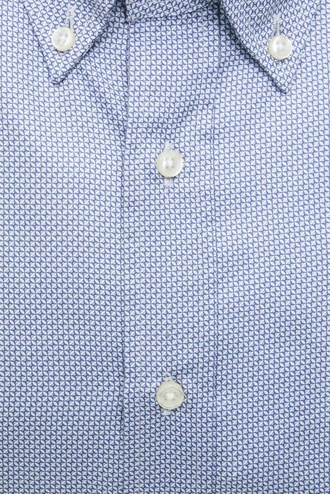 Robert Friedman Light Blue Cotton Men Shirt | Regal Royce