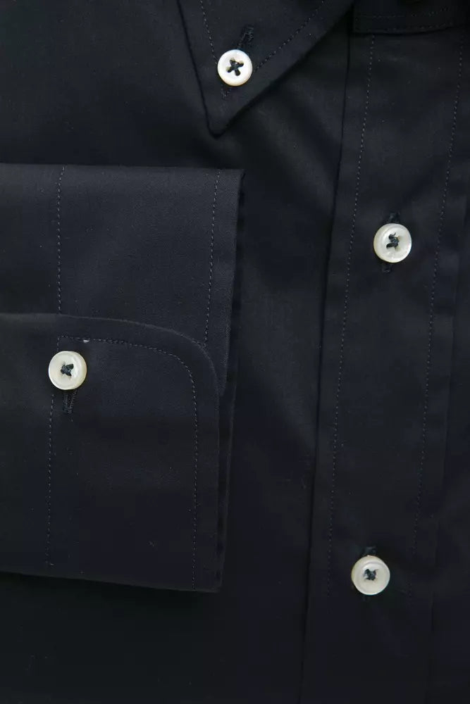 Robert Friedman Black Cotton Shirt