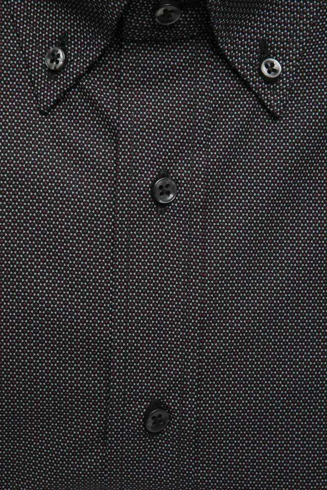Robert Friedman Black Cotton Shirt