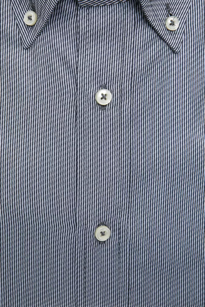 Robert Friedman Blue Cotton Shirt