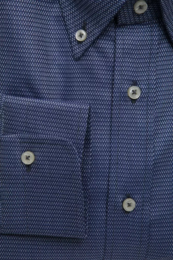 Robert Friedman Blue Cotton Shirt