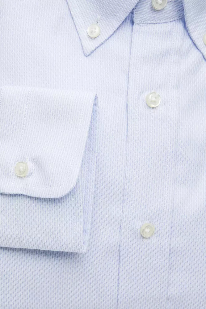 Robert Friedman Light Blue Cotton Men Shirt | Regal Royce