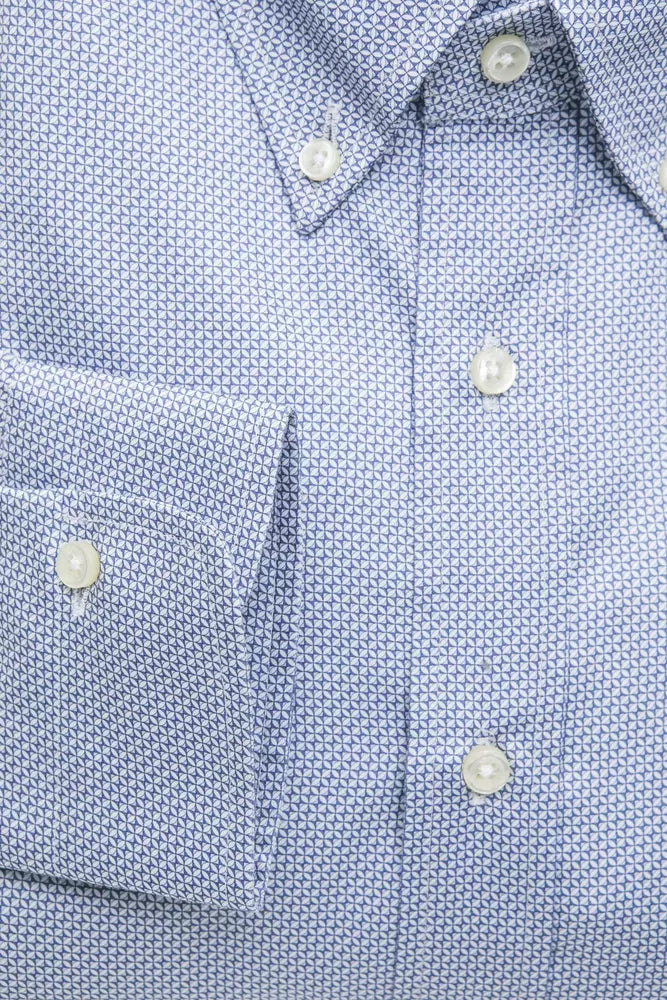 Robert Friedman Light Blue Cotton Shirt