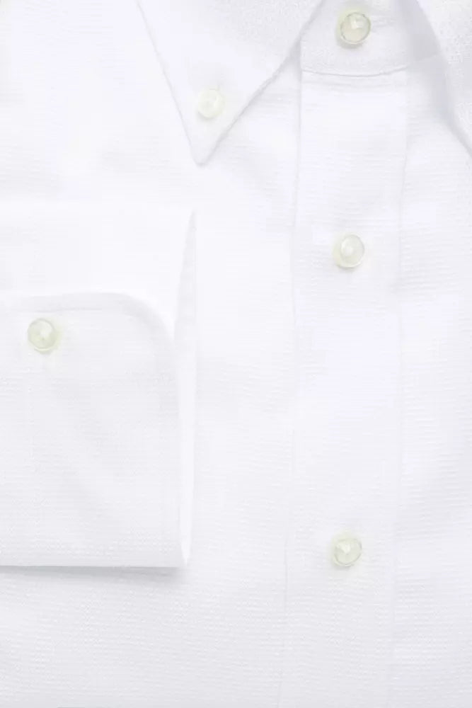 Robert Friedman White Cotton Shirt