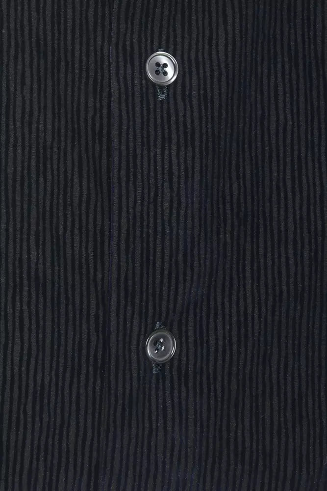 Robert Friedman Black Cotton Shirt