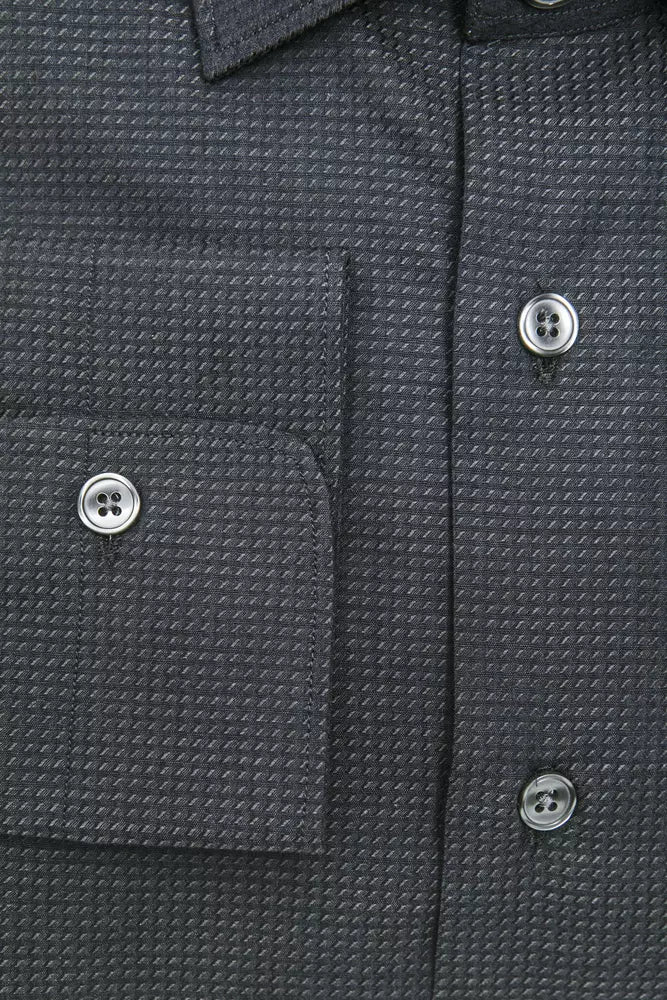 Robert Friedman Black Cotton Shirt