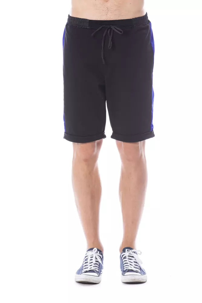Verri Black Cotton Men's Short | Regal Royce