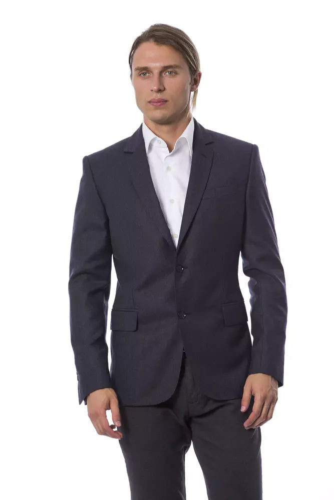 Verri Blue Virgin Wool Blazer | Regal Royce