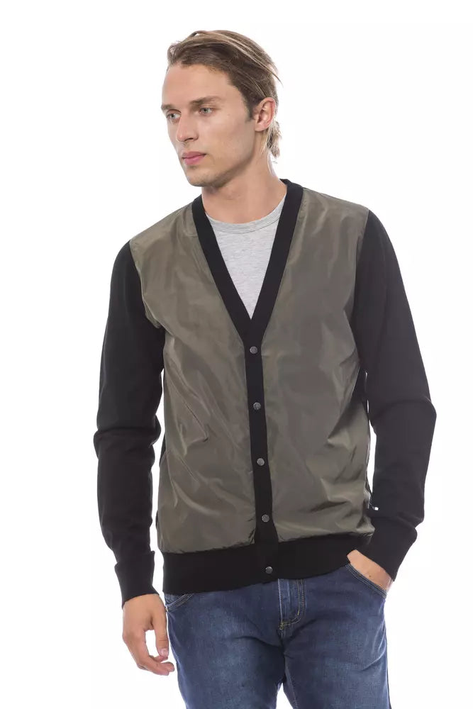 Verri Multicolor Wool Men Cardigan | Regal Royce