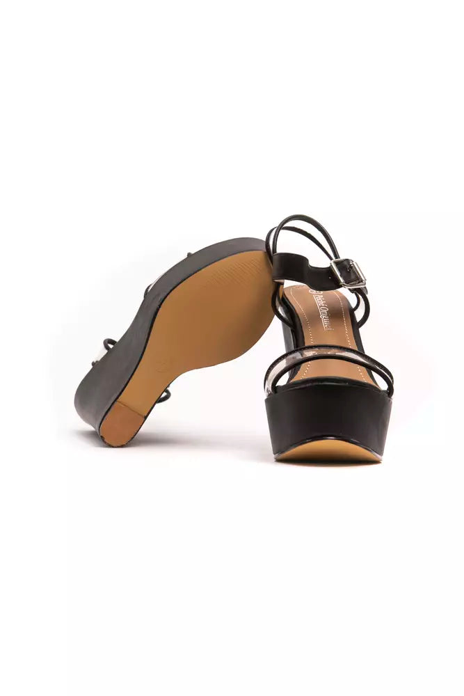 Péché Originel Black Polyethylene Women Sandal | Regal Royce