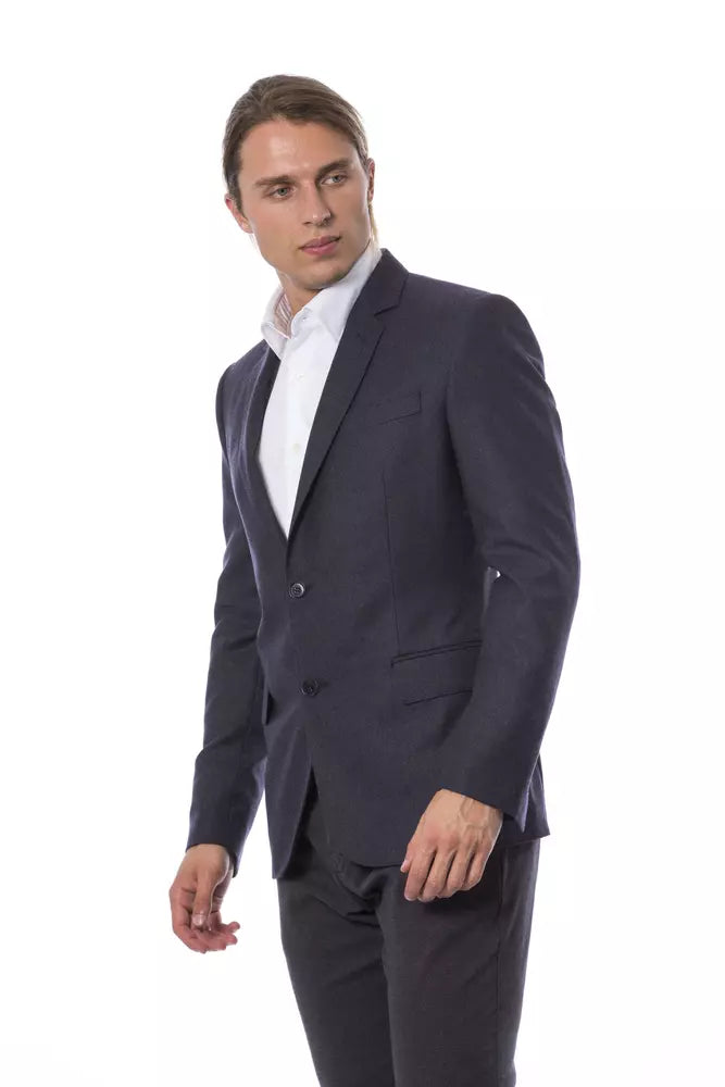 Verri Blue Wool Men's Blazer | Regal Royce