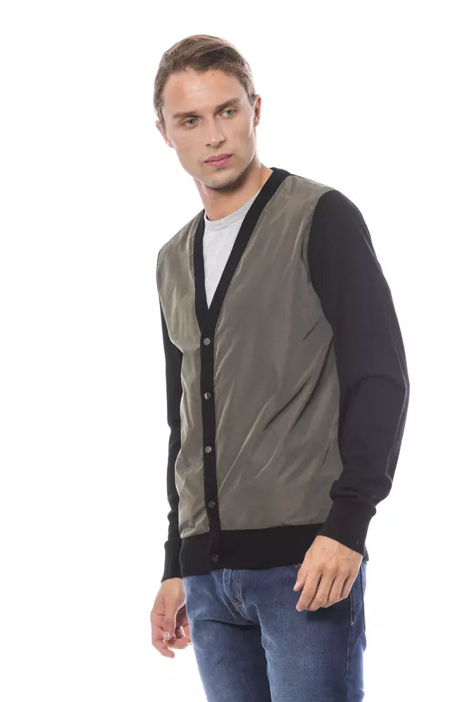 Verri Multicolor Wool Men Cardigan | Regal Royce