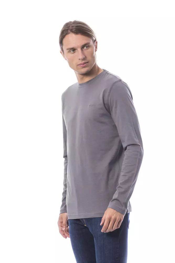 Verri Gray Cotton Men's T-Shirt | Regal Royce