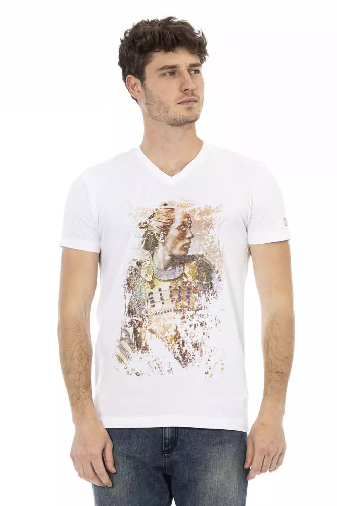 Trussardi Action White Cotton T-Shirt | Regal Royce