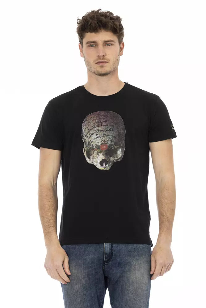 Trussardi Action Black Cotton Men's T-Shirt | Regal Royce