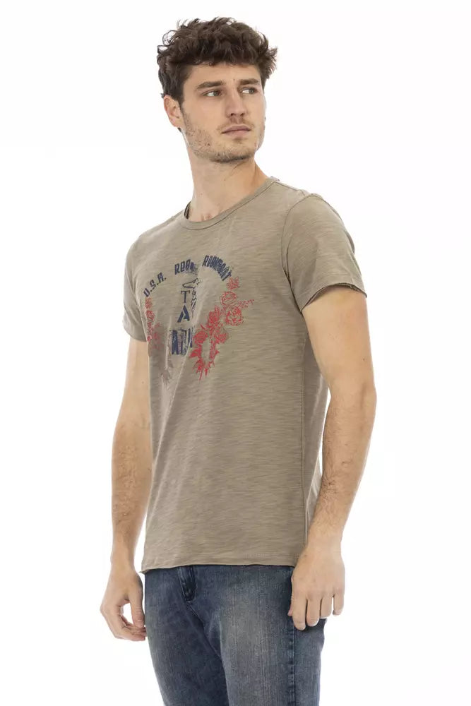 Trussardi Action "Green Cotton Men T-Shirt" | Regal Royce