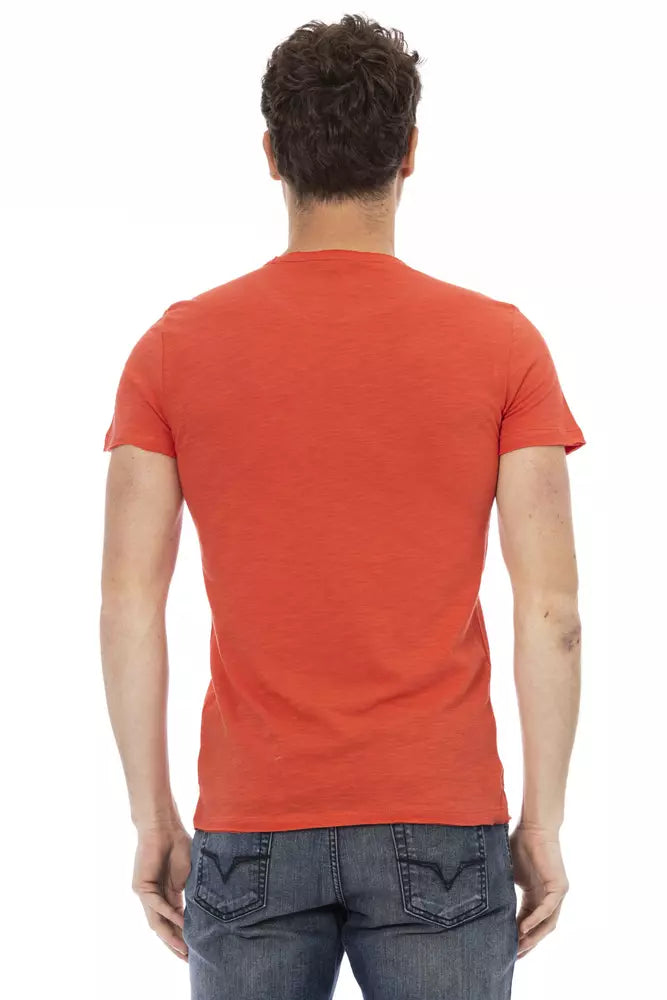 Trussardi Action Red Cotton T-Shirt