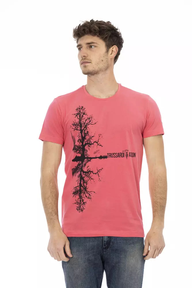 Trussardi Action Multicolor Cotton Men T-Shirt | Regal Royce